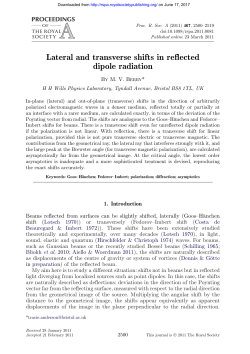 Lateral and transverse shifts in reflected dipole radiation