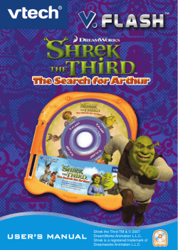 V.Flash Shrek 3 Manual