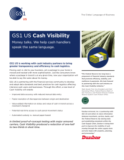 GS1 US Cash Visibility