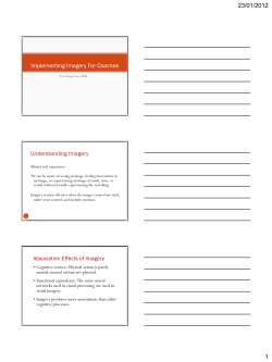Implementing Imagery for Coaches