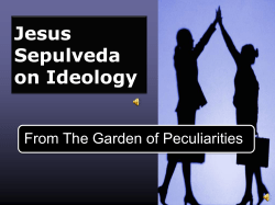 Jesus Sepulveda on Ideology