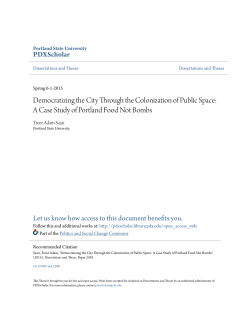 Democratizing the City Through the Colonization of