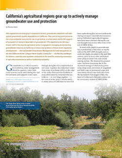 Read full article - Center for Watershed Sciences