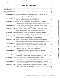 Table of Contents - Rainbow Resource