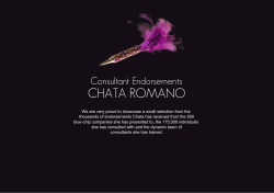 consultant endorsements