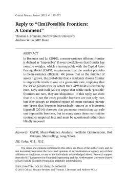 Reply to “(Im)Possible Frontiers: A Comment”