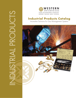 CGA fittings - Western Enterprises