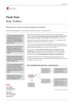 Flash Note - Pictet Perspectives
