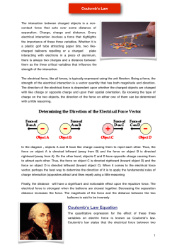 Coulomb`s Law - WordPress.com