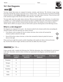 16.1 Dot Diagrams