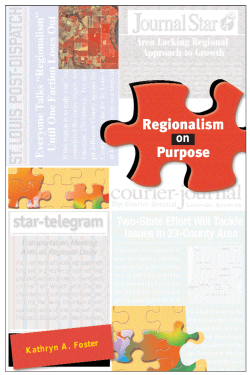 Regionalism Purpose - Lincoln Institute of Land Policy
