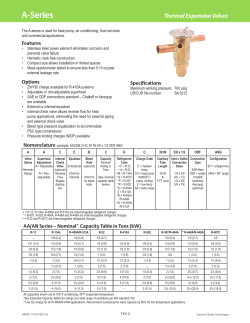 A-Series - Emerson Climate Technologies
