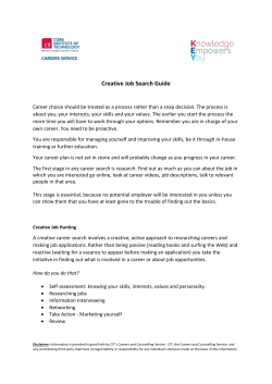 Creative Job Search Guide