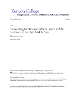 Negotiating Identity in Northern France and the Lowlands in the