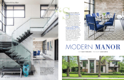 MODERN MANOR - Our Homes Magazine