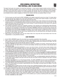 2016 Line-to-Gain Sheet and Clock Operators Instructions_Football