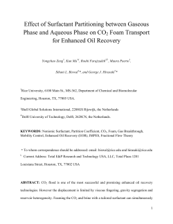 Effect of Surfactant Partitioning between Gaseous Phase and