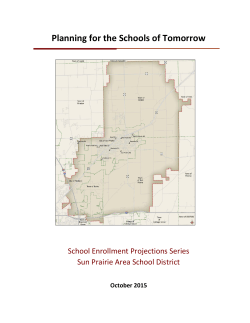 Planning for the Schools of Tomorrow