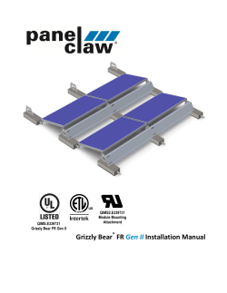 Grizzly Bear FR Gen II Installation Manual