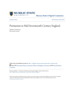 Puritanism in Mid-Seventeenth Century England
