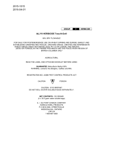 Ally&reg; Label - DuPont Canada