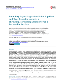 Boundary Layer Stagnation-Point Slip Flow and Heat Transfer