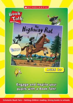 Book Talk - The Highway Rat