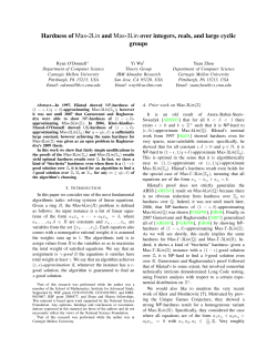 Hardness of Max-2Lin and Max-3Lin over integers, reals, and large