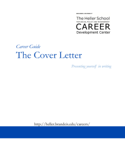 The Cover Letter