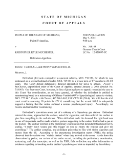 Published 05/05/2015 - State Bar of Michigan