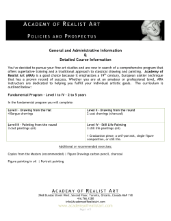 ARA policies - Academy of Realist Art