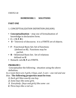 Homework 1 Solutions