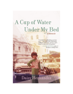 A Cup of Water My - UNM NSO