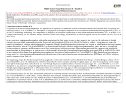 Middle School Topic Model Course II &ndash; Bundle 2 Interactions Within