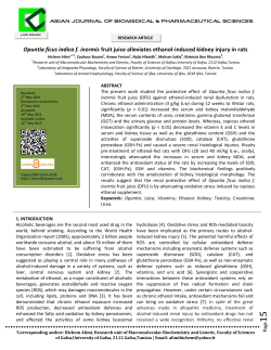 Opuntia ficus indica f. inermis fruit juice alleviates ethanol