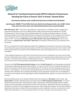 (NFTE) Celebrates Entrepreneurs Elevating the Future at Annual