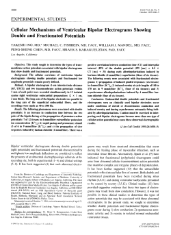 Cellular mechanisms of ventricular bipolar electrograms