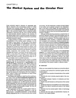 The Market System and the Circular Flow - jb