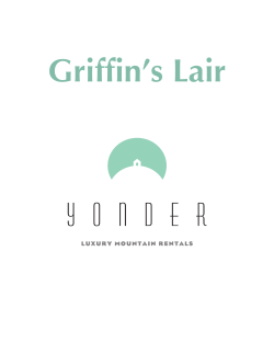 Griffin`s Lair - Welcome Book