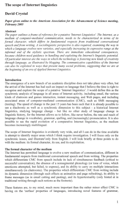 Internet2 - David Crystal