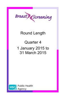 Round Length Quarter 4 1 January 2015 to 31 March 2015