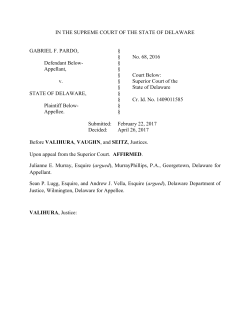 Pardo v. State - Delaware Courts