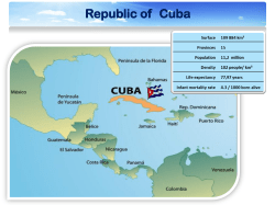 The Energy Transition in Latin America &ndash; Republic of Cuba