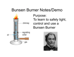 Bunsen Burner Notes/Demo