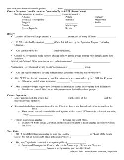 Eastern European &ldquo;satellite countries&rdquo; controlled by the USSR