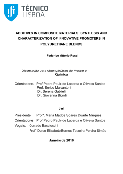 ADDITIVES IN COMPOSITE MATERIALS: SYNTHESIS AND