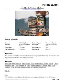 Art of Pacific Northwest Indians