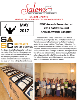 Current Newsletter - Salem Area Chamber of Commerce