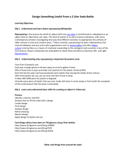 Design Something Useful From a 2 Liter Soda Bottle