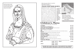 Children`s Menu